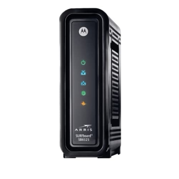 ARRIS SURFboard SBG6580 DOCSIS 3.0 Cable Modem/Wi-Fi N300 Dual Band Router - Black