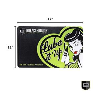 Breakthrough Clean Technologies® Handgun Mat, 17" L x 11" W, Multi-Color