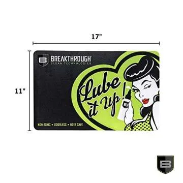 Breakthrough Clean Technologies® Handgun Mat, 17" L x 11" W, Multi-Color