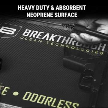 Breakthrough Clean Technologies® Handgun Mat, 17" L x 11" W, Multi-Color