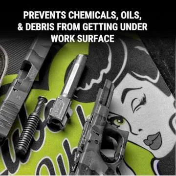 Breakthrough Clean Technologies® Handgun Mat, 17" L x 11" W, Multi-Color