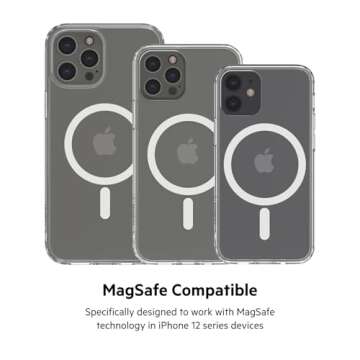 Belkin MagSafe-Compatible Magnetic Wireless Car Charger 10W - BoostCharge Pro Wireless Charger, Magnetic Car Vent Phone Mount for iPhone 16, iPhone 15, 14, & 13 Series, Power Supply Included - Black