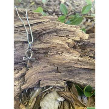 Jewelry Trends Egyptian Ankh Long Life Cross Sterling Silver Pendant Necklace 18"