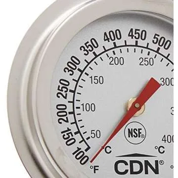 CDN High Heat Oven Thermometer - Precision Cooking Made Easy