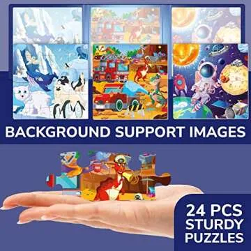 QUOKKA Magnetic Toddler Puzzles Ages 3-5 - Travel Fun