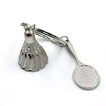 MXXGMYJ Badminton Ball Pendant Keyring - Unique Gift Idea