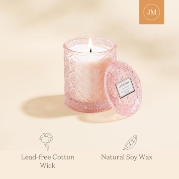 Sandalwood Rose Candle - 40 Hr Natural Soy Bliss