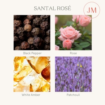 Sandalwood Rose Candle - 40 Hr Natural Soy Bliss