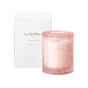 Sandalwood Rose Candle - 40 Hr Natural Soy Bliss