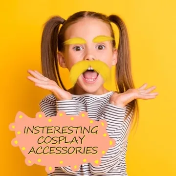 Yellow Fake Beard for Kids and Adults - Fun Costume