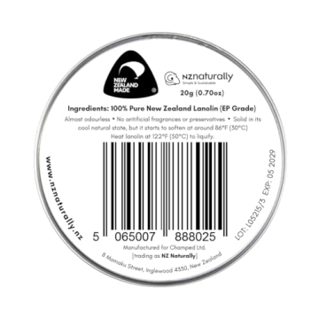 Pure New Zealand Lanolin EP Grade Cream for Breastfeeding & Skin Care