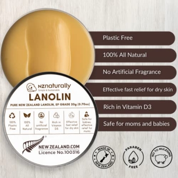 Pure New Zealand Lanolin EP Grade Cream for Breastfeeding & Skin Care