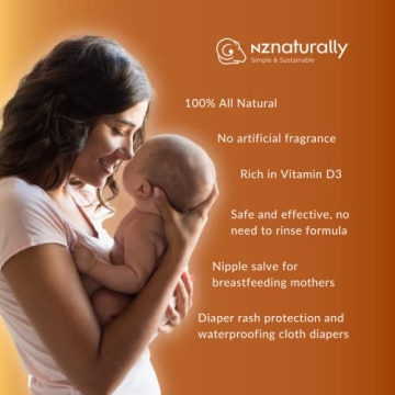 Pure New Zealand Lanolin EP Grade Cream for Breastfeeding & Skin Care