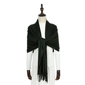 RIIQIICHY Pashmina Shawl for Women: Stylish Winter Wrap