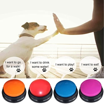 4 Color Voice Recording Button Set for Fun Communication