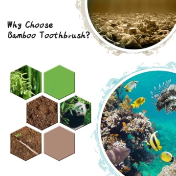 Eco-Friendly Bamboo Toothbrush Set for Adults and Kids
