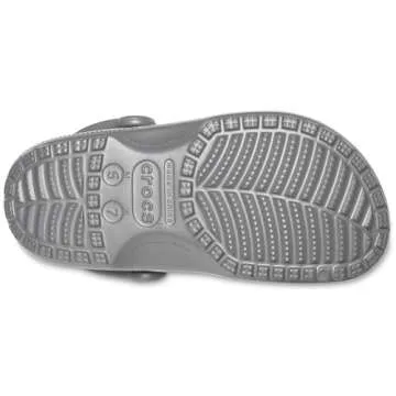 Crocs Unisex-Adult Classic Clogs (Best Sellers), Slate Grey, 10 Men/12 Women