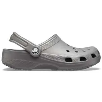 Crocs Unisex-Adult Classic Clogs (Best Sellers), Slate Grey, 10 Men/12 Women
