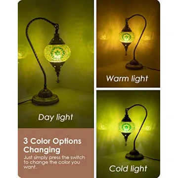 Yarra-Decor Moroccan Mosaic Lamp - 3 Colors Available