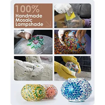 Yarra-Decor Moroccan Mosaic Lamp - 3 Colors Available