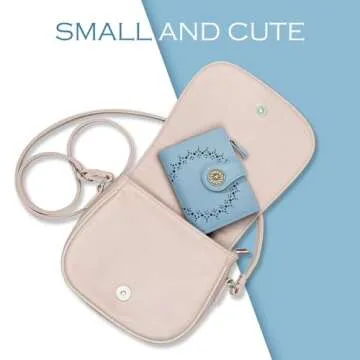 Stylish Tipmile Women's Bifold Leather Wallet with RFID