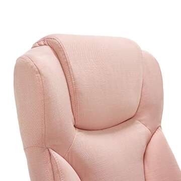 Serta Connor Executive Office Chair - Ergonomic Comfort in Pink