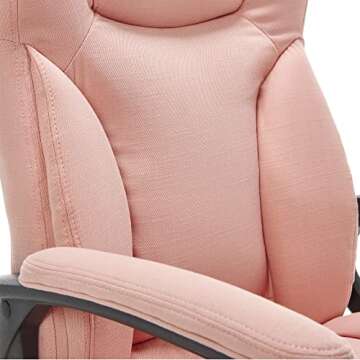 Serta Connor Executive Office Chair - Ergonomic Comfort in Pink