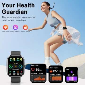 Smart Watch with Call Functionality for Men and Women