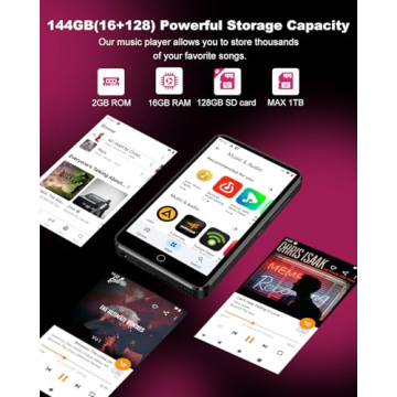 144GB MP3 Player with Bluetooth and WiFi for Everyone
