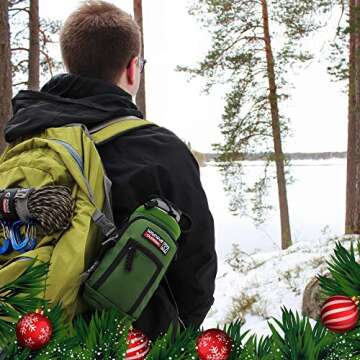 Durable Water Bottle Holder for 40oz Bottles - Wild Wolf Outfitters