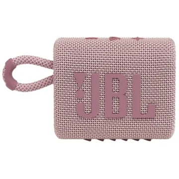JBL Go 3 - Pink Portable Bluetooth Speaker with Bass