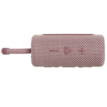 JBL Go 3 - Pink Portable Bluetooth Speaker with Bass