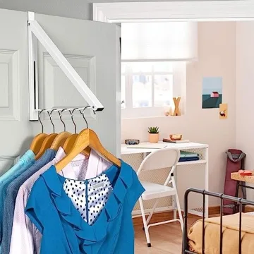 Over The Door Hanger for Clothes & Towels - Space Saving Solution