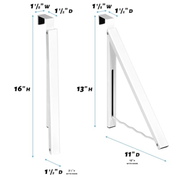 Over The Door Hanger for Clothes & Towels - Space Saving Solution