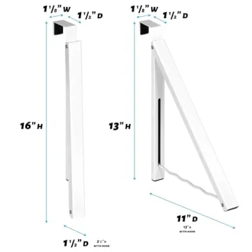 Over The Door Hanger for Clothes & Towels - Space Saving Solution