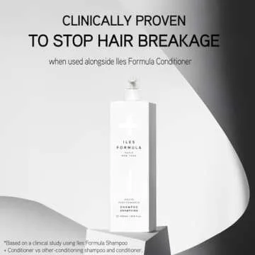 ILES FORMULA Haute Performance Sulfate Free Shampoo - Deep Cleanse, Volumize and Detangle + Stops Hair Breakage, Color & Extension Safe - For All Ages & Hair Types, 34 Fl Oz (1L)