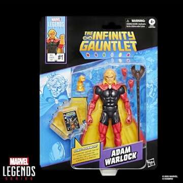 Marvel Legends Series Adam Warlock, Infinity Gauntlet Comics-Inspired Collectible 6-Inch Scale Actio...