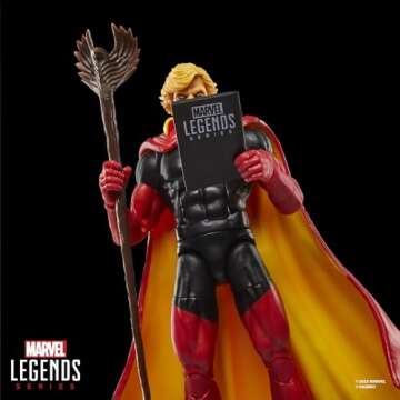 Marvel Legends Series Adam Warlock, Infinity Gauntlet Comics-Inspired Collectible 6-Inch Scale Action Figure with Character-Sized Comic Accessory
