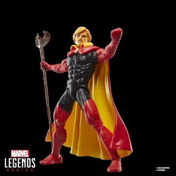 Marvel Legends Series Adam Warlock, Infinity Gauntlet Comics-Inspired Collectible 6-Inch Scale Action Figure with Character-Sized Comic Accessory