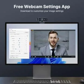 NexiGo 1080P 60FPS Webcam with Software Control and Microphone, AutoFocus, w/Privacy Cover and Tripod, N680P Pro Computer Web Camera for Skype Zoom Teams, Mac PC Laptop Desktop