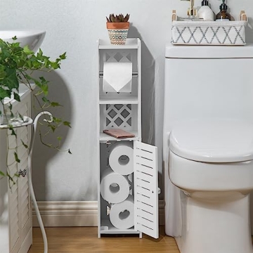 Toilet Paper Storage Stand for Bathroom | Slim & Stylish Solutions