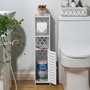 Toilet Paper Storage Stand for Bathroom | Slim & Stylish Solutions