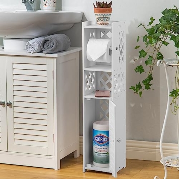 Toilet Paper Storage Stand for Bathroom | Slim & Stylish Solutions