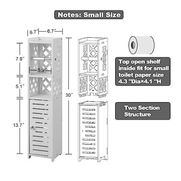 Toilet Paper Storage Stand for Bathroom | Slim & Stylish Solutions
