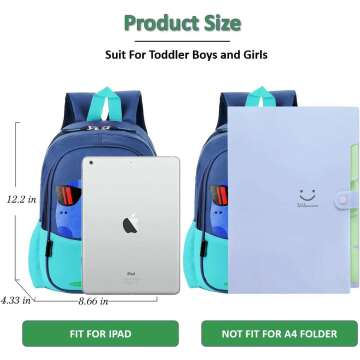 POWOFUN Toddler Dinosaur Backpack - Fun & Practical