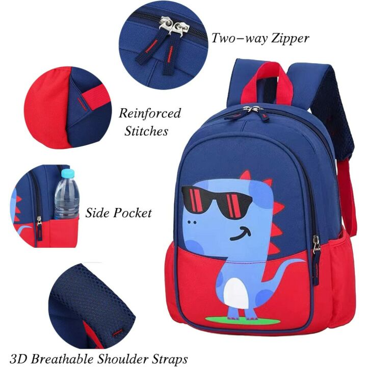 POWOFUN Toddler Dinosaur Backpack - Fun & Practical
