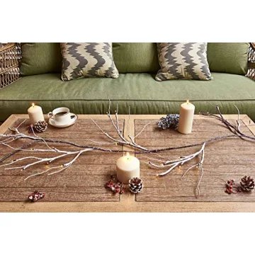 Hairui 6FT Lighted Garland with Timer - Pre-lit Decor