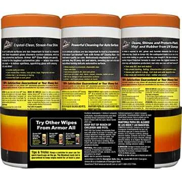 Armor All Liquid Auto Glass Cleaner, Glass Cleaners for Cars, Trucks, 22 Fl Oz Each