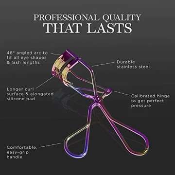 Eyelash Curler with Satin Bag - No More Pinching!