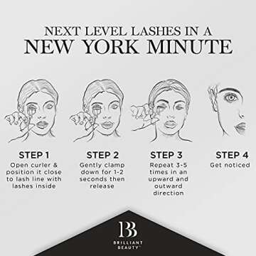 Eyelash Curler with Satin Bag - No More Pinching!